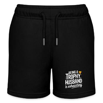 Mari, Conjoint, Famille, Mariage - Short de jogging enfant bio Stanley/Stella - noir - Devant