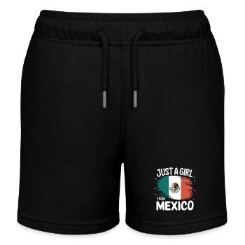 Mexique Mexique Mexicain Espagnol - Short de jogging enfant bio Stanley/Stella - noir - Devant