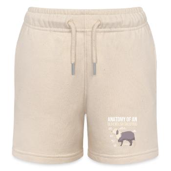 Berger anglais - Short de jogging enfant bio Stanley/Stella - écru doux - Devant