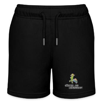 Gärtner aus Leidenschaft - Kinder Organic Joggingshorts Mini Bolter von Stanley/Stella - Schwarz - Vorne