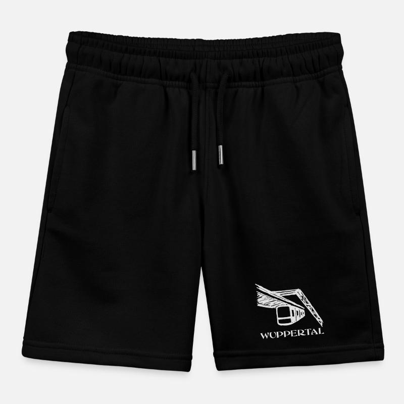 overhead railway Kids Organic Sweat Shorts by Stanley/Stella