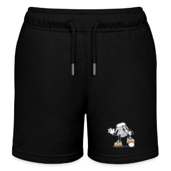 Tenue de pétanque boule pour boule bouler - Short de jogging enfant bio Stanley/Stella - noir - Devant