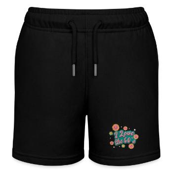 Ich liebe die 60er Jahre - Kinder Organic Joggingshorts Mini Bolter von Stanley/Stella - Schwarz - Vorne