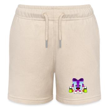 Paket Weihnachten Einkaufen - Kinder Organic Joggingshorts Mini Bolter von Stanley/Stella - Natur - Vorne