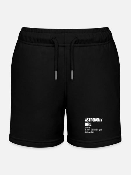 Astronomie Astronomie Astronomie - Short de jogging enfant bio Stanley/Stella - noir