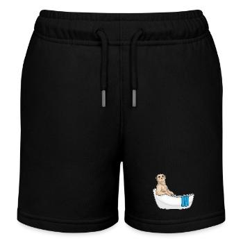 Baignoire Meerkat - Short de jogging enfant bio Stanley/Stella - noir - Devant