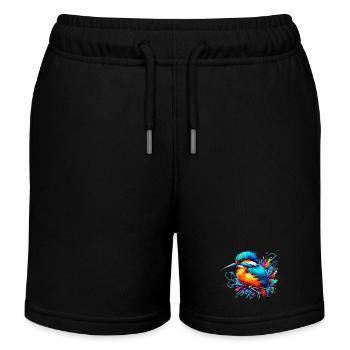 Martin-pêcheur - Short de jogging enfant bio Stanley/Stella - noir - Devant