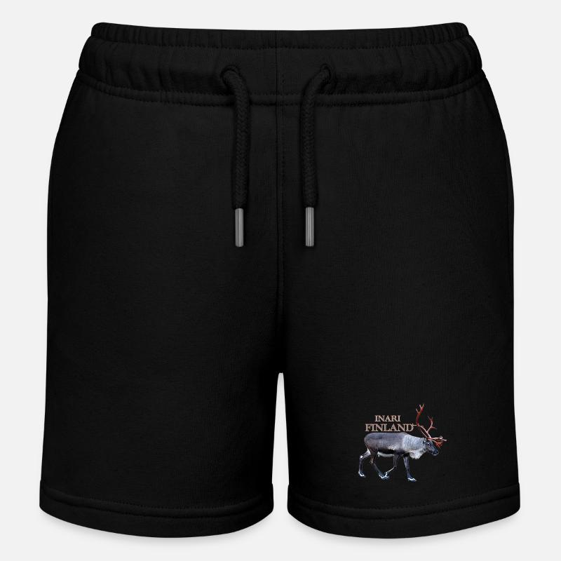 Inari - Short de jogging enfant bio Stanley/Stella - noir