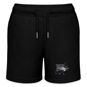 Sodankyla - Short de jogging enfant bio Stanley/Stella - noir - Devant