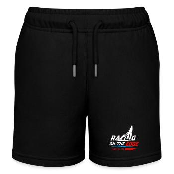 Sailboat Race - Kids Organic Sweat Shorts by Stanley/Stella - black - Front
