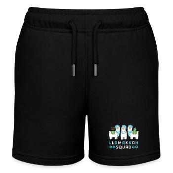Chanukkah Hanukah Hanukkah - Kinder Organic Joggingshorts Mini Bolter von Stanley/Stella - Schwarz - Vorne