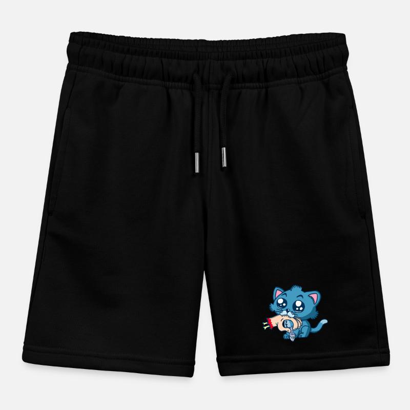 Gourmet kitten Kids Organic Sweat Shorts by Stanley/Stella