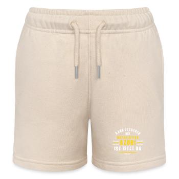 Installer Trainee Training Apprenticeship Trainee - Kids Organic Sweat Shorts by Stanley/Stella - soft Ecru - Front