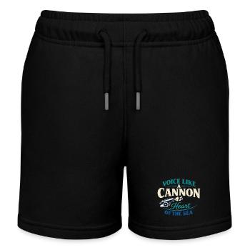 Communauté de musique folk Shanty Crew - Short de jogging enfant bio Stanley/Stella - noir - Devant