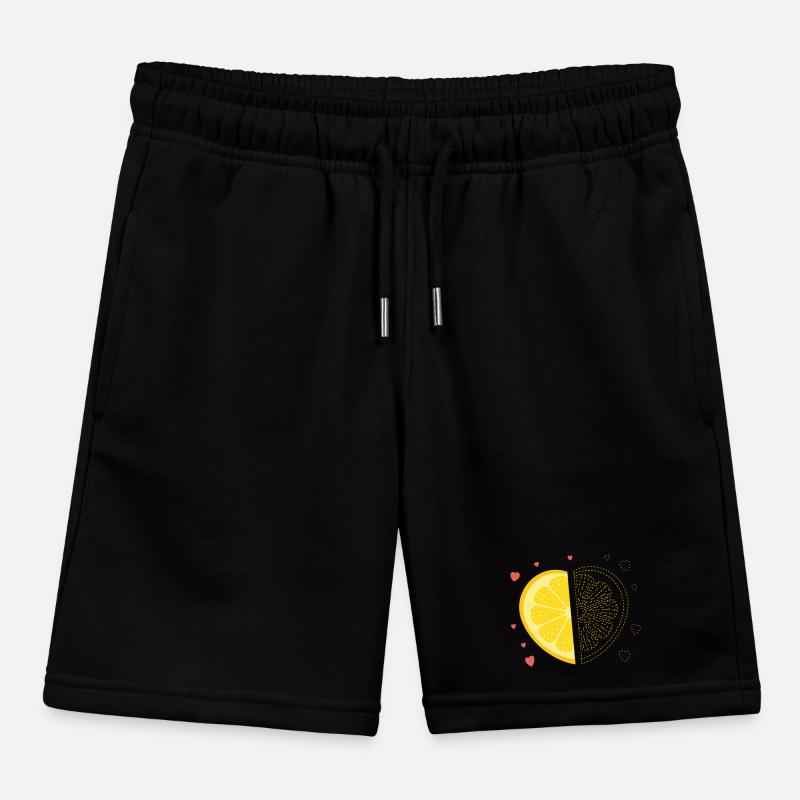 Zitronenherz – Missing My Other Half Kinder Organic Joggingshorts Mini Bolter von Stanley/Stella