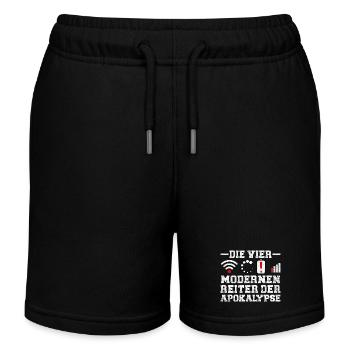 Computer DIE VIER REITER DER MODERNEN APOKALYPSE - Kinder Organic Joggingshorts Mini Bolter von Stanley/Stella - Schwarz - Vorne