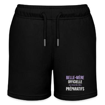 Belle-Mère Officielle — Survivante des Préparatifs - Short de jogging enfant bio Stanley/Stella - noir - Devant