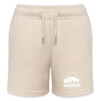German Shepherd MANTRAILER Search Dogs Dogs - Kids Organic Sweat Shorts by Stanley/Stella - soft Ecru - Front
