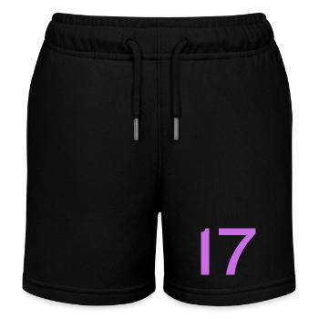 17 - Kids Organic Sweat Shorts by Stanley/Stella - black - Front