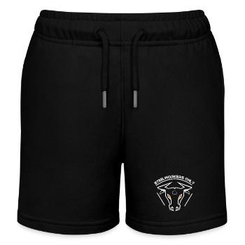 Steelworkers_only - Kids Organic Sweat Shorts by Stanley/Stella - black - Front