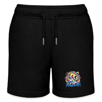 Tu me rends heureux - Short de jogging enfant bio Stanley/Stella - noir - Devant