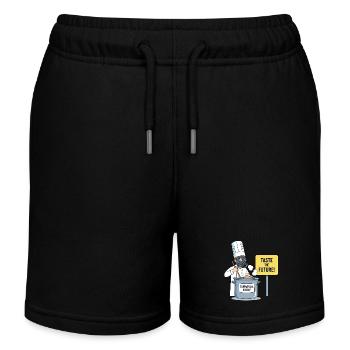 Taste the Future ! - Kinder Organic Joggingshorts Mini Bolter von Stanley/Stella - Schwarz - Vorne