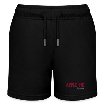 Ma tarte aux pommes - Short de jogging enfant bio Stanley/Stella - noir - Devant