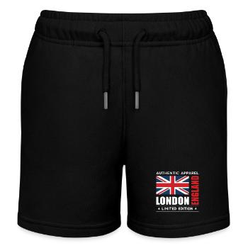 Londres - Short de jogging enfant bio Stanley/Stella - noir - Devant
