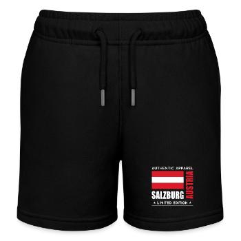 Autriche - Short de jogging enfant bio Stanley/Stella - noir - Devant