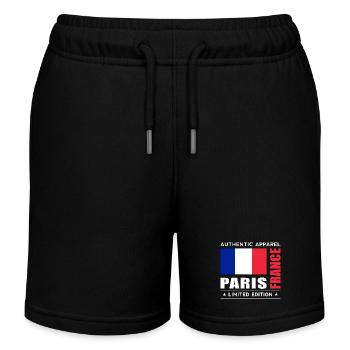 Paris - Short de jogging enfant bio Stanley/Stella - noir - Devant