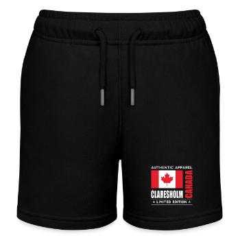 Claresholm - Kinder Organic Joggingshorts Mini Bolter von Stanley/Stella - Schwarz - Vorne