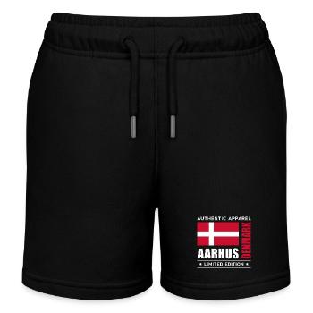 Denmark - Kids Organic Sweat Shorts by Stanley/Stella - black - Front