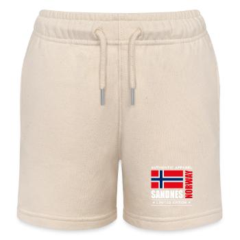 Sandnes (en anglais seulement) - Short de jogging enfant bio Stanley/Stella - écru doux - Devant