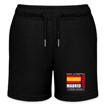 Madrid - Short de jogging enfant bio Stanley/Stella - noir - Devant