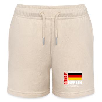Berlin - Kinder Organic Joggingshorts Mini Bolter von Stanley/Stella - Natur - Vorne