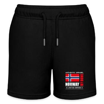 Norway - Kids Organic Sweat Shorts by Stanley/Stella - black - Front