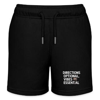 Itinéraire Optionnel Vibes Essentiel GIS Voyage - Short de jogging enfant bio Stanley/Stella - noir - Devant