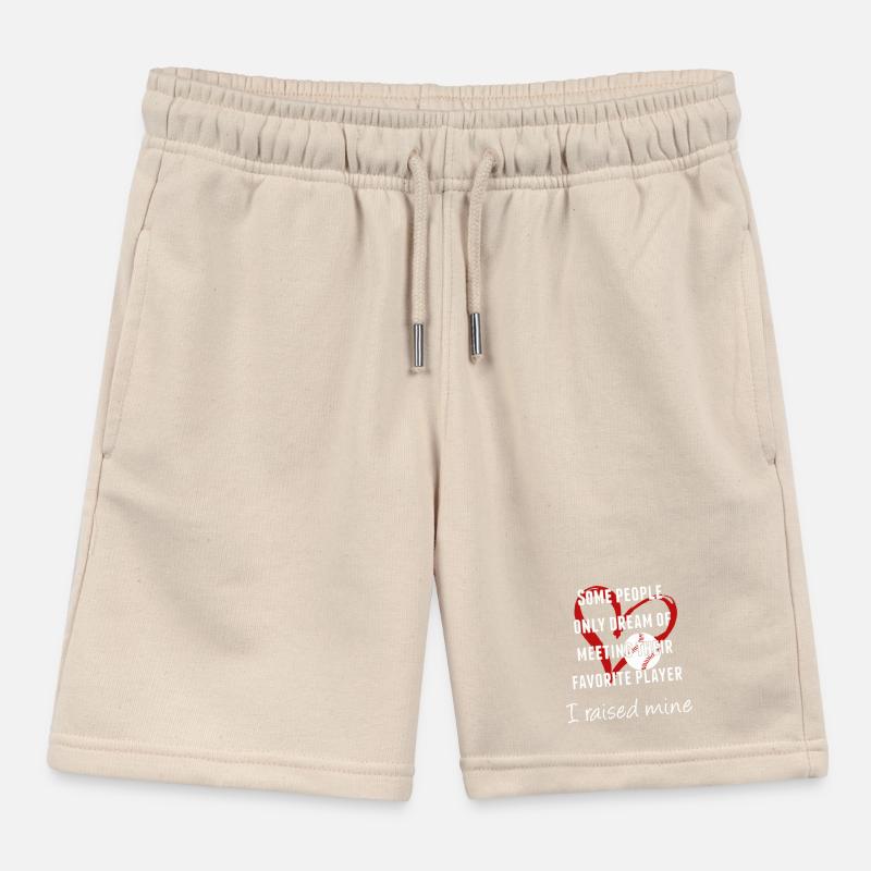 Baseball Mom Kids Organic Sweat Shorts by Stanley/Stella