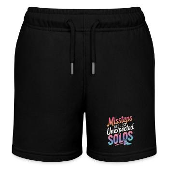 Line Dancing Dancing Dancers - Kids Organic Sweat Shorts by Stanley/Stella - black - Front