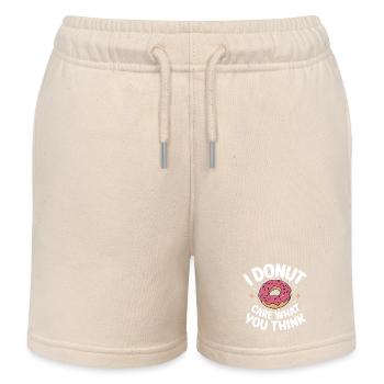 Donut Donuts Süßigkeiten Bagel - Kinder Organic Joggingshorts Mini Bolter von Stanley/Stella - Natur - Vorne