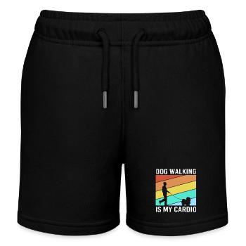 Haustier Sitter Haustiere Babysitter - Kinder Organic Joggingshorts Mini Bolter von Stanley/Stella - Schwarz - Vorne
