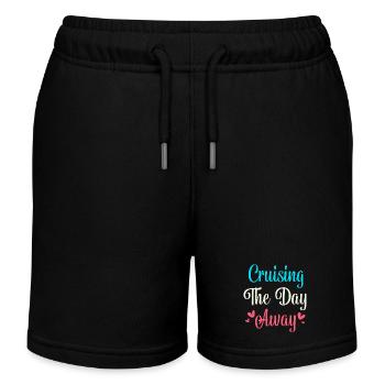 Cruise Cruise Ship - Kids Organic Sweat Shorts by Stanley/Stella - black - Front