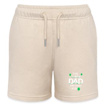 Papa qui marche Enfant Papa fier Enfant - Short de jogging enfant bio Stanley/Stella - écru doux - Devant