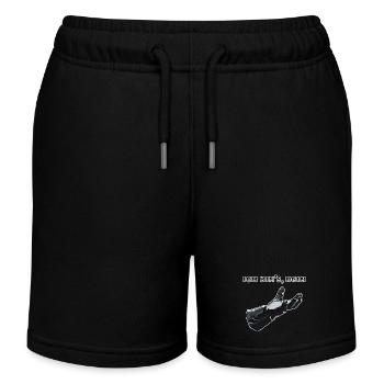 Vatertag - Kinder Organic Joggingshorts Mini Bolter von Stanley/Stella - Schwarz - Vorne