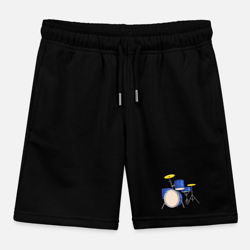 drum Kids Organic Sweat Shorts by Stanley/Stella