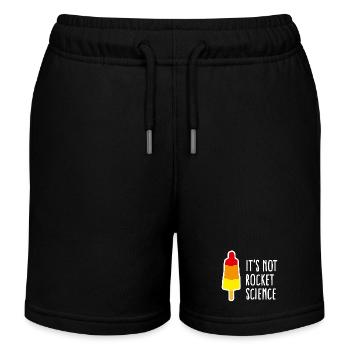 It's not rocket science Eis am Stiel Rakete nerd - Kinder Organic Joggingshorts Mini Bolter von Stanley/Stella - Schwarz - Vorne