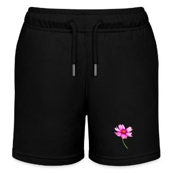 Blume - Kinder Organic Joggingshorts Mini Bolter von Stanley/Stella - Schwarz - Vorne