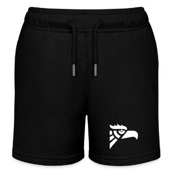 Adlerkopf weiß aztekisch - Kinder Organic Joggingshorts Mini Bolter von Stanley/Stella - Schwarz - Vorne