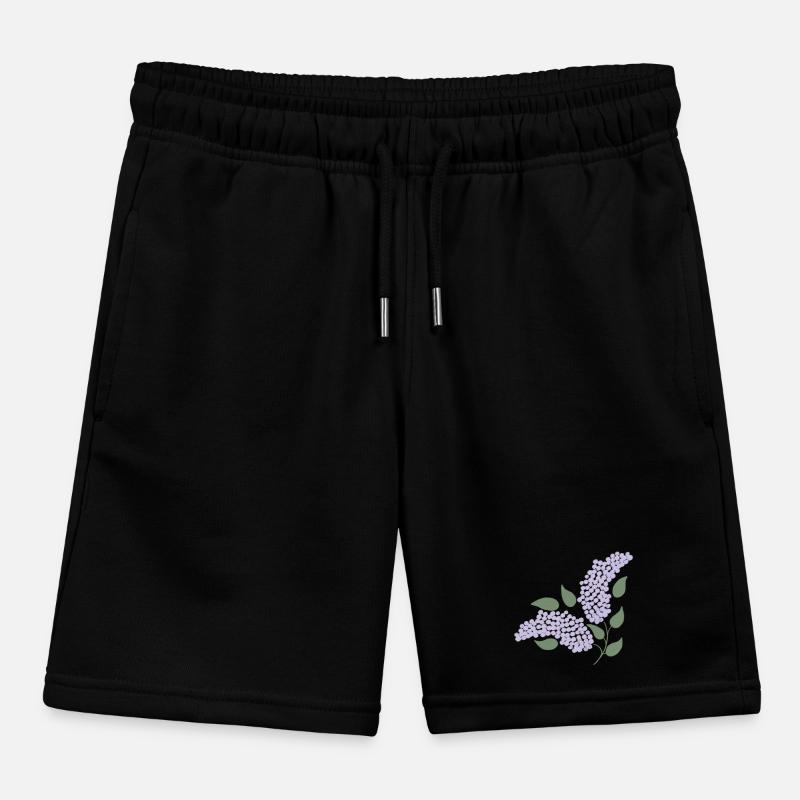 lilac Kids Organic Sweat Shorts by Stanley/Stella