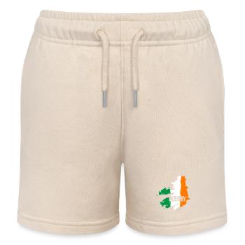 Kerry Irland County | Flagge Landkarte Kontur - Kinder Organic Joggingshorts Mini Bolter von Stanley/Stella - Natur - Vorne